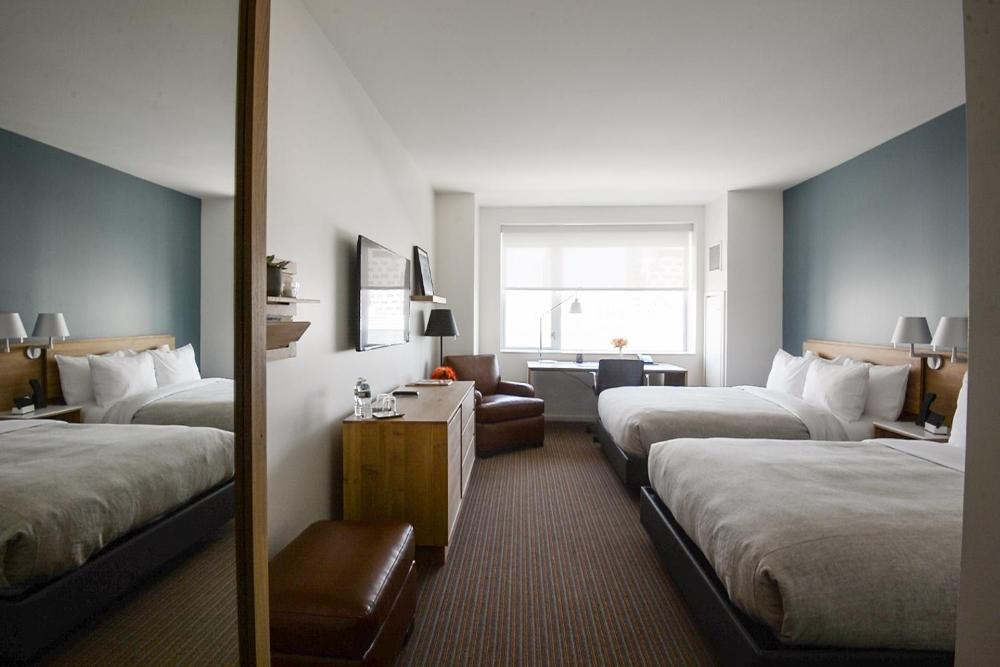 Double Room with Two Double Beds interior